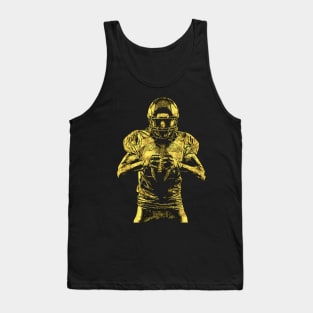 Football Player UNIQUE abstract artwork style for all the gridiron fans Tank Top